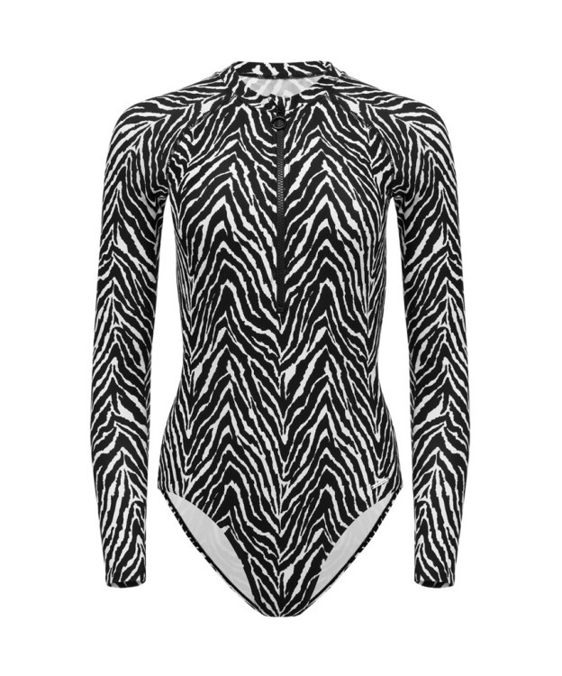 Купальник для плавания с длинным рукавом 25DEGREES Surf Black/White, полиамид (2134685)