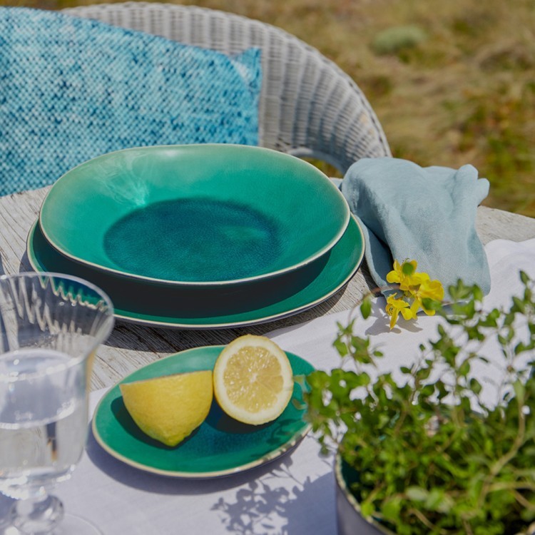 Тарелка GOP162-AZU(GOP162-01616F), керамика, Azur, Costa Nova