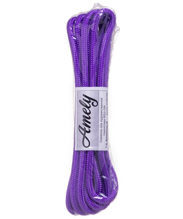 Скакалка для художественной гимнастики RGJ-104, 3м, фиолетовый (403919)