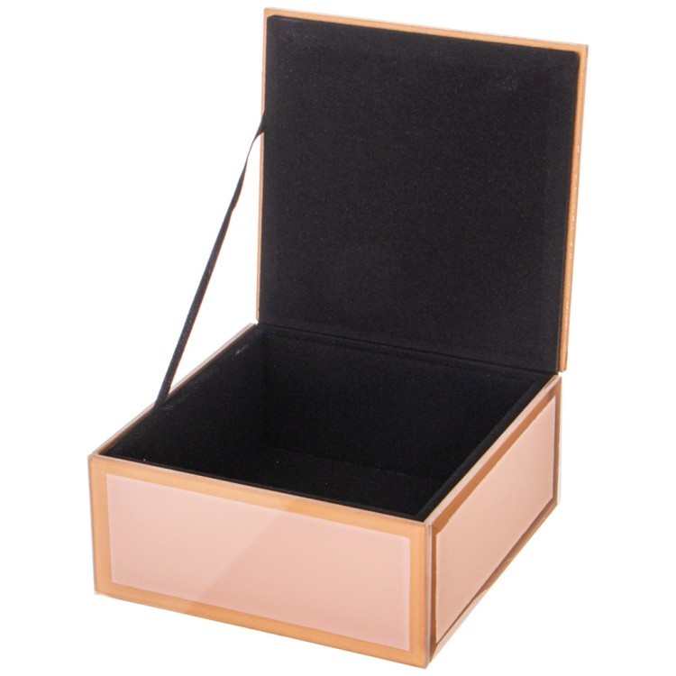 Шкатулка коллекция "brooch" цвет:бежевый 12*12*8 см Lefard (453-157)