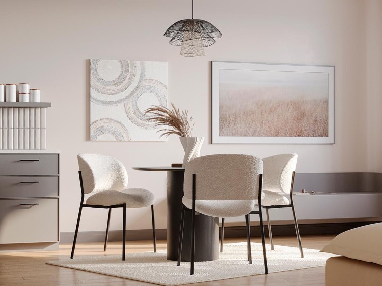 Стул embrace, букле, молочный (78901)