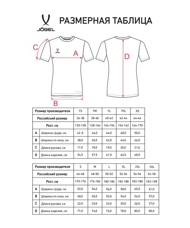 Футболка вратарская JOGEL DIVISION PerFormDRY SPLASH GK Jersey, черный (2120589)