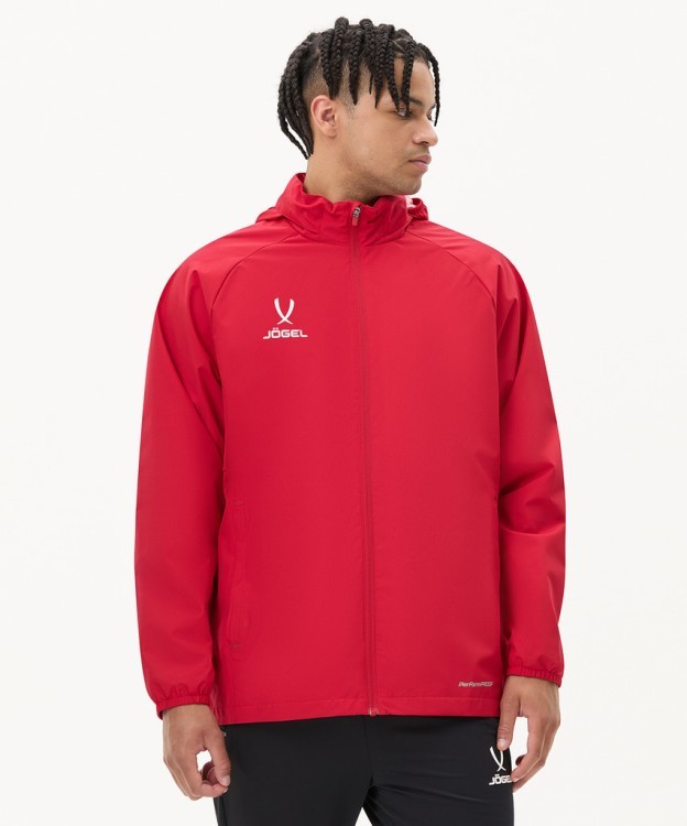Куртка ветрозащитная JÖGEL PREMIER PerFormPROOF FZ Rain Jacket, красный (2122971) Куртка ветрозащитная JÖGEL PREMIER PerFormPROOF FZ Rain Jacket, красный (2122971)