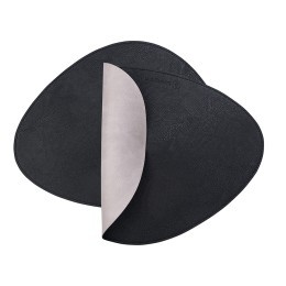 Салфетка сервировочная drop, 33х41 см, черная/светло-серая (80099)