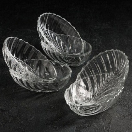 Набор салатников SANTA из 6 шт. емк 220 мл стекло (7151)