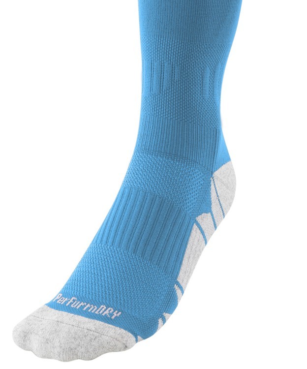 Гетры футбольные Match Socks, голубой (2105600) Гетры футбольные Match Socks, голубой (2105600)
