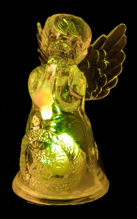 Фигурка с подсветкой "ангелочек" 5*5 см.высота=8 см. Polite Crafts&gifts (786-112)