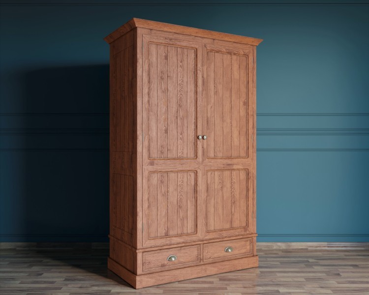 Шкаф двустворчатый Palermo natural арт PL1027OAK PL1027OAK-ET Шкаф двустворчатый Palermo natural арт PL1027OAK PL1027OAK-ET