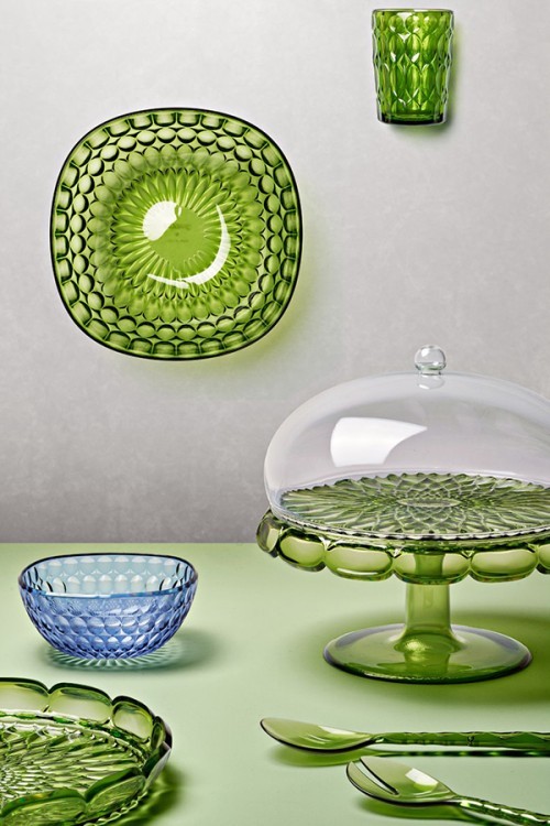 Блюдо для торта с крышкой vanity, D30 см, зеленое (79079)