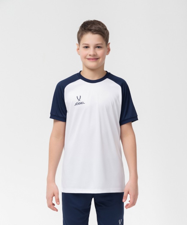 Футболка игровая CAMP Reglan Jersey, белый/темно-синий, детский (702227) Футболка игровая CAMP Reglan Jersey, белый/темно-синий, детский (702227)