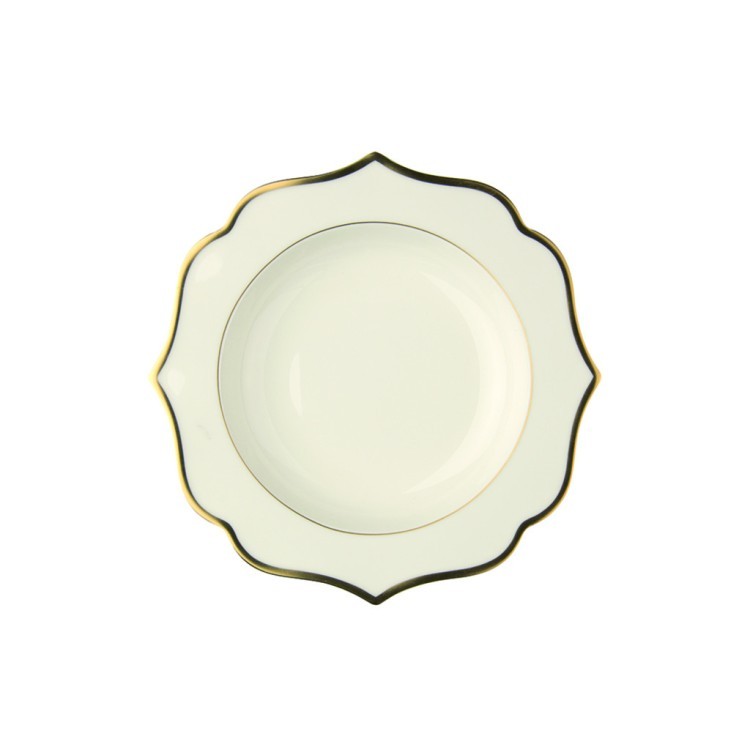 Тарелка LION002AV004220, костяной фарфор, ivory/gold, LE COQ Тарелка LION002AV004220, костяной фарфор, ivory/gold, LE COQ