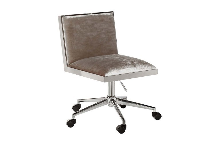 Кресло офисное серый велюр 48*57*86см (TT-00000576)