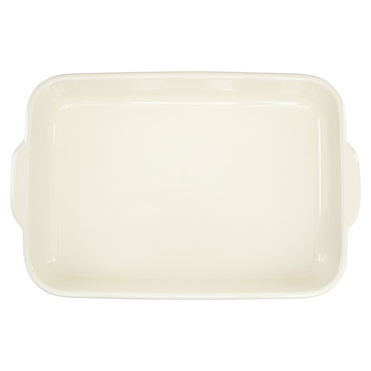 Блюдо для запекания birds of paradise, 42х27 см, кремовое (75902)