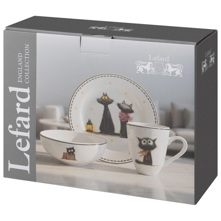 Набор посуды lefard "котики" 3 пр. (358-2402) 