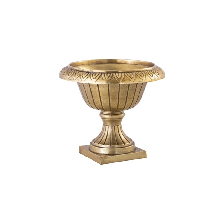 Ваза 22778-35/G, металл, Antique gold, ROOMERS FURNITURE