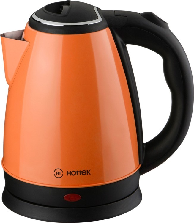 Чайник электрический из нерж.стали hottek ht-970-002 1,8л, 1800 вт оранжевый (кор=12шт.) HOTTEK (970-002)