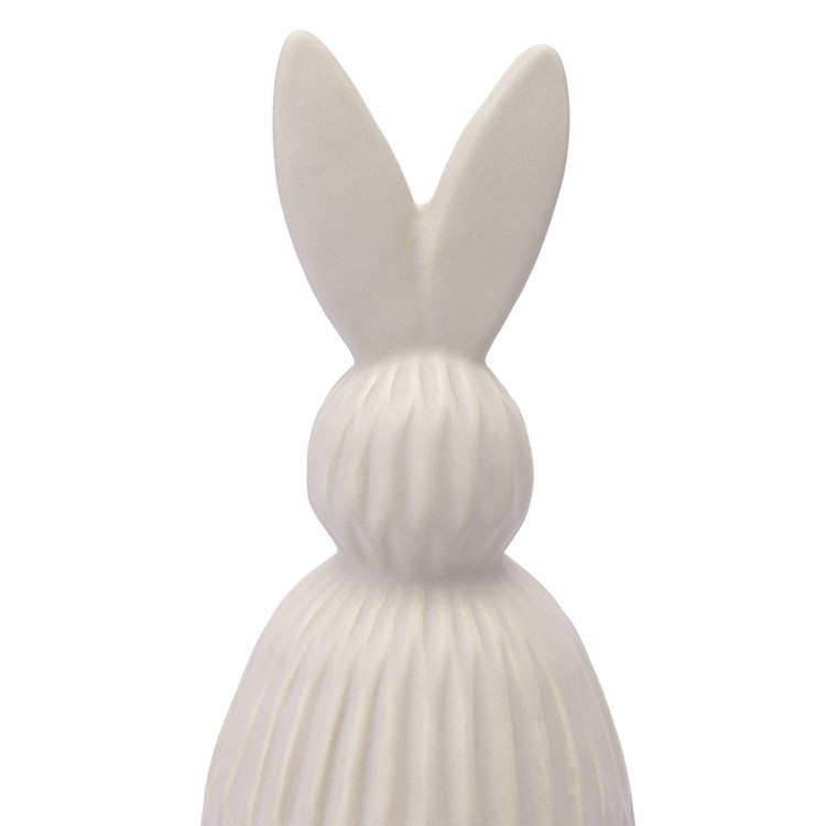 Декор из фарфора бежевого цвета trendy bunny из коллекции essential, 9,2х9,2x22,6 см (77383)