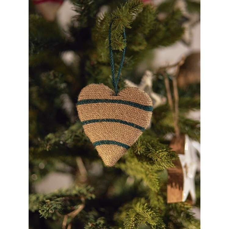 Набор елочных украшений trendy stripes из джута и гофрированного картона из коллекции new year essential, 4 шт. (76827) Набор елочных украшений trendy stripes из джута и гофрированного картона из коллекции new year essential, 4 шт. (76827)