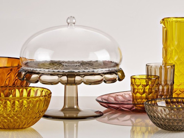 Блюдо для торта с крышкой vanity, D30 см, коричневое (79080)