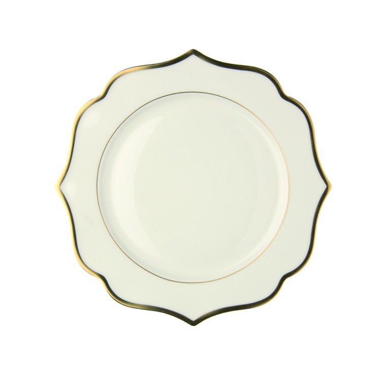 Тарелка LION002AV003265, 28, костяной фарфор, ivory/gold, LE COQ