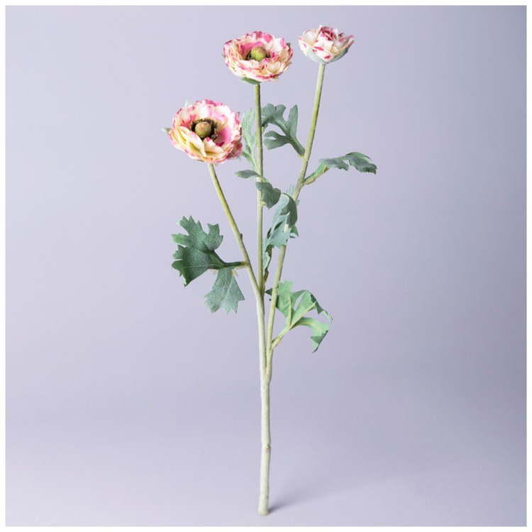 Цветок искусственный "ранункулюс" высота=48см. Lefard (287-513)
