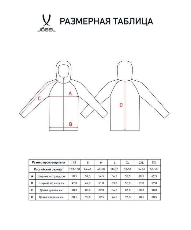 Олимпийка с капюшоном ESSENTIAL Athlete Jacket FZ, темно-синий (1625133)