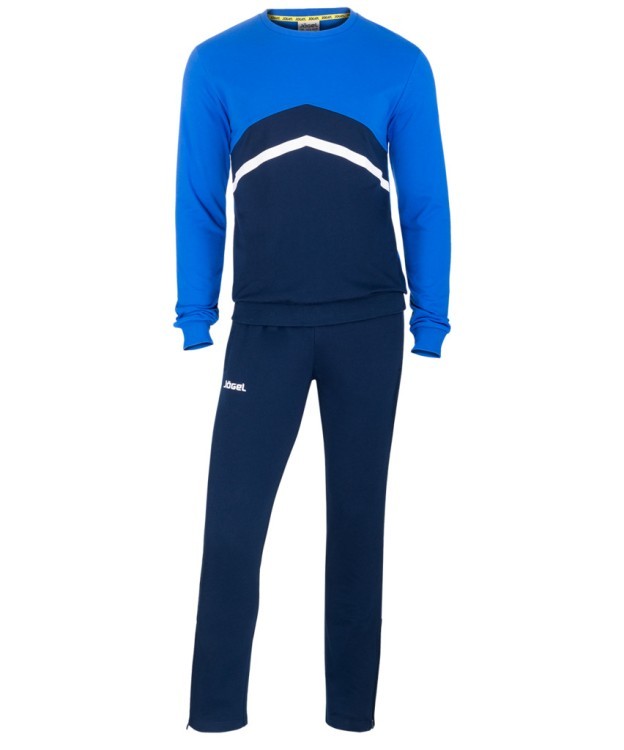 Тренировочный костюм JCS-4201-971, хлопок, темно-синий/синий/белый, детский (432025)