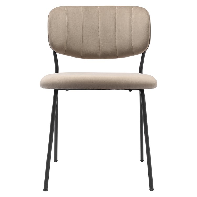 Стул eirill, велюр, светло-коричневый (75792)