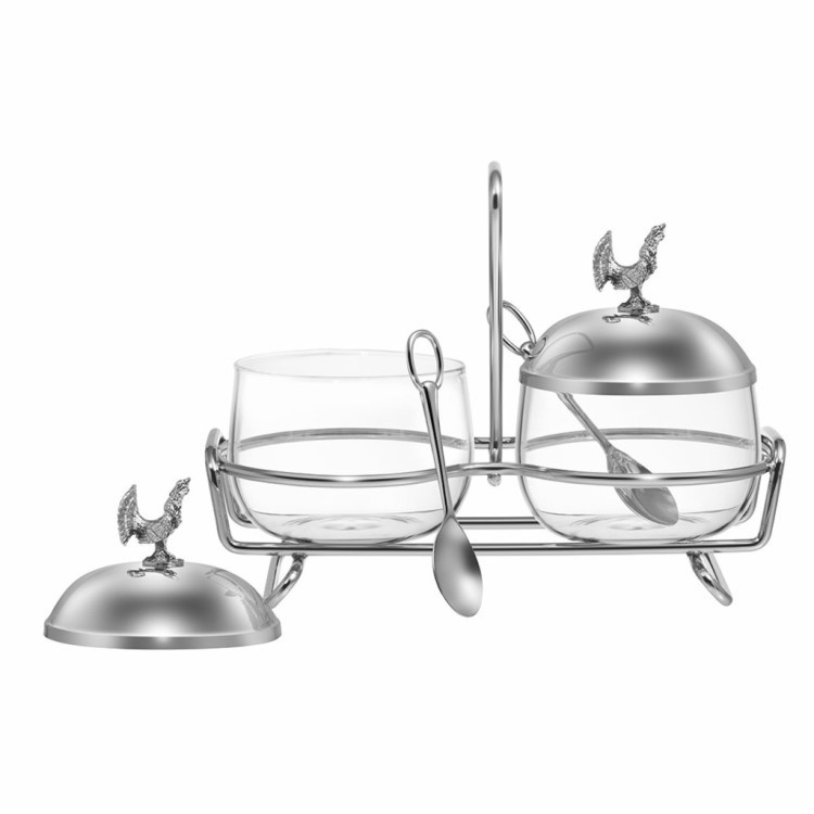 Емкость для хранения двойная lefard серия "охота" 320мл/320мл с ложками Lefard (920-106)