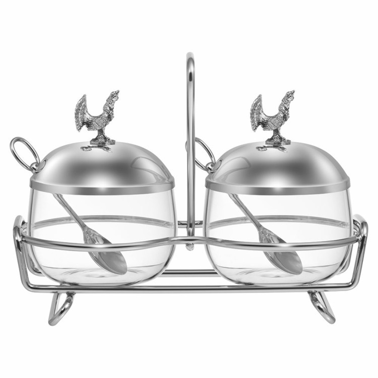 Емкость для хранения двойная lefard серия "охота" 320мл/320мл с ложками Lefard (920-106)