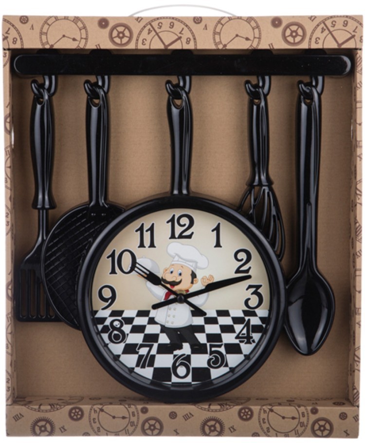 На кухне есть часы. Часы настенные Chef le Normand. Оригинальные часы на кухню. Необычные кухонные часы настенные. Необычные часы на стену.