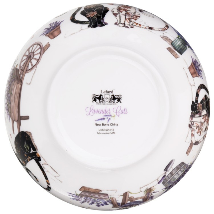 Салатник lefard "лавандовые коты" 15*7 см 730 мл Lefard (425-169)