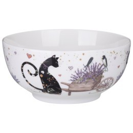 Салатник lefard "лавандовые коты" 15*7 см 730 мл Lefard (425-169)