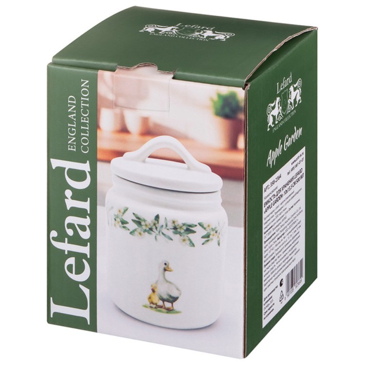 Емкость для хранения lefard "apple garden" 10*13,5 см 500 мл Lefard (358-2364)