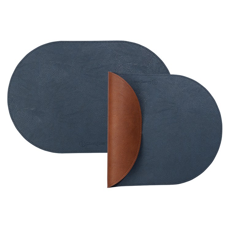 Салфетка сервировочная pool, 30х45 см, синяя/коричневая (80103)