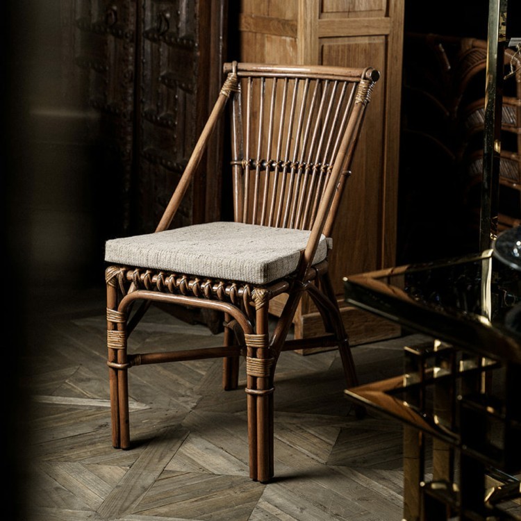 Стул TMDJane, Ротанг, grey, ROOMERS FURNITURE Стул TMDJane, Ротанг, grey, ROOMERS FURNITURE