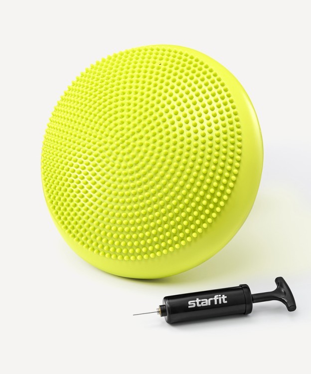Диск балансировочный Starfit BP-104, с насосом, массажный, лаймовый (2107389) Диск балансировочный Starfit BP-104, с насосом, массажный, лаймовый (2107389)