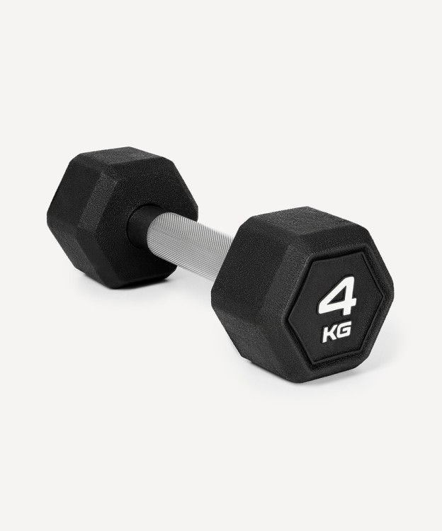 Гантель гексагональная DB-301PRO 4 кг, обрезиненная, черный (2115108) Гантель гексагональная DB-301PRO 4 кг, обрезиненная, черный (2115108)