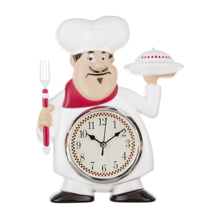 Часы настенные кварцевые "chef kitchen" 19*5*30 см.диаметр циферблата=10 см. Lefard (220-119) Часы настенные кварцевые "chef kitchen" 19*5*30 см.диаметр циферблата=10 см. Lefard (220-119)