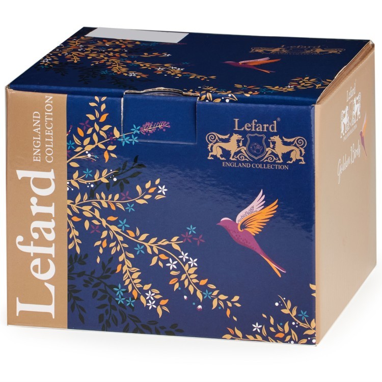 Кофейный набор lefard "golden birds" на 2 пер. 4 пр. 120 мл Lefard (419-132) Кофейный набор lefard "golden birds" на 2 пер. 4 пр. 120 мл Lefard (419-132)