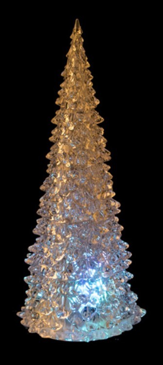 Фигурка с подсветкой "елочка" высота=27 см.диаметр=12 см.(кор=64шт.) Polite Crafts&gifts (786-098)