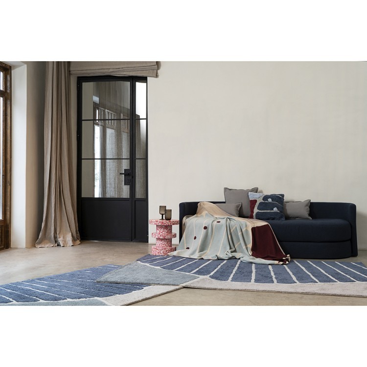 Чехол на подушку с рисунком tea plantation серо-синего цвета из коллекции terra, 45х45 см (74515)