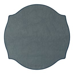 Салфетка сервировочная etica, D38 см, морская пена (80269)