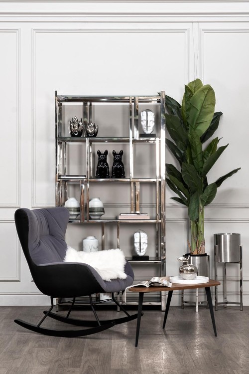 Подставка под цветы серебро d25*70cм (TT-00001831)