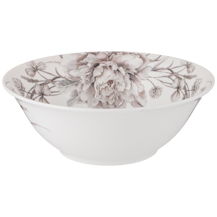 Салатник - тарелка суповая lefard "white flower" 750 мл, 18 см Lefard (415-2133)