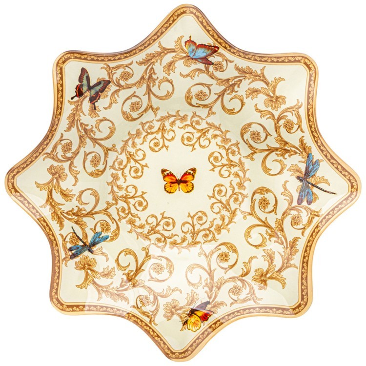 Салатник коллекция "monogram" 29*29*5 см мал. уп. = 4 шт. (мин.партия) Lefard (198-326)
