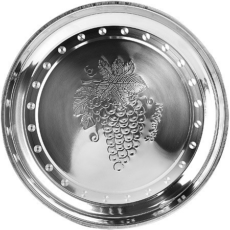 Поднос 36см круглый нерж МВ (21467)