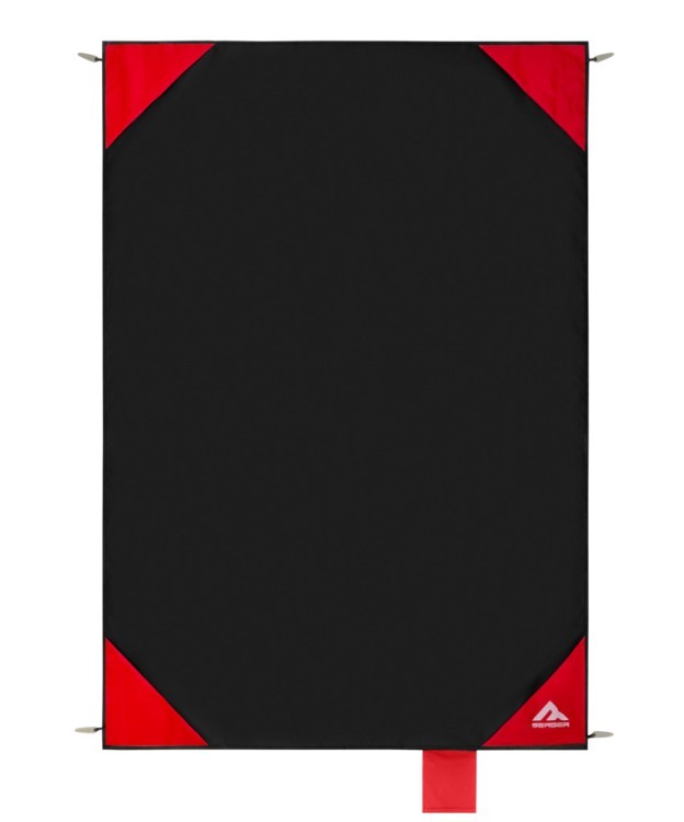 Плед для пикника Hiking Outting, красный/черный (2109876)