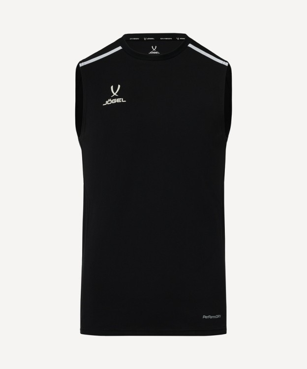 Майка тренировочная JÖGEL DIVISION PerFormDRY Training Sleeveless, черный (2105679)