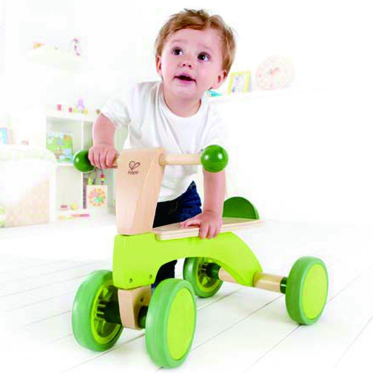 4-х колесный скутер - каталка для детей "Ралли", зеленый (E0101_HP)